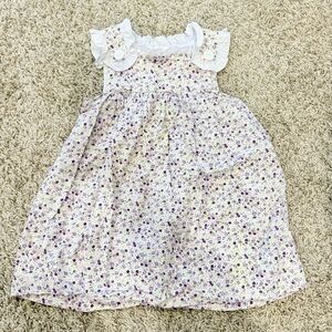The Smocking Place Toddler Girls Floral Dress Size 3T